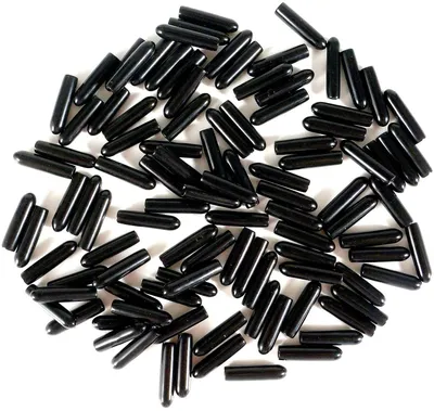 Produktbild von PVC Gummi Kabelschutz 18mm Schwarz 50 Stück