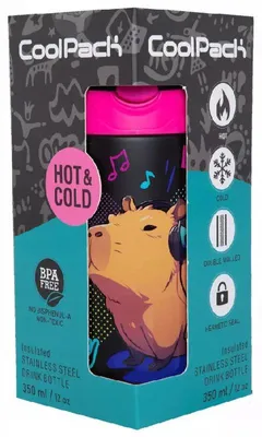 Obrázek produktu pro Lahevnice, Termoska, 350 Ml, Pro Děti, Do Školy, Chladič Na Jído
