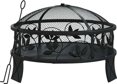Obrázek produktu pro vidaXL Miska na oheň s pokrem 50 cm XXL Ocel