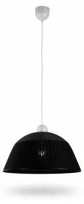 Produktbild von RATTAN87 Pendelleuchte Schwarz – 1-flammige Rattan-Hängeleuchte Ø40 cm, E27