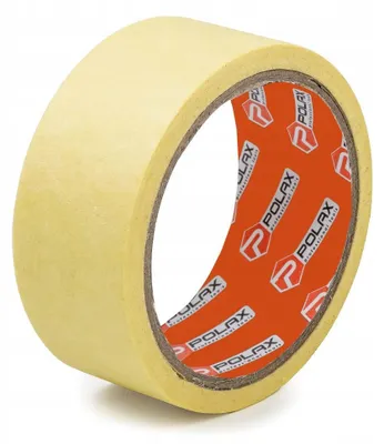 Produktbild von POLAX Malerkreppband Papier Gelb 48mm 20m