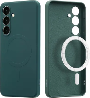 Zdjęcie produktu dla imoshion Color Backcover z MagSafe dla Samsung Galaxy S24 FE - ciemnozielony