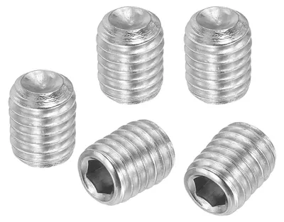 Produktbild von Set mit 50 Madenschrauben, M8 x 8 mm, aus Edelstahl