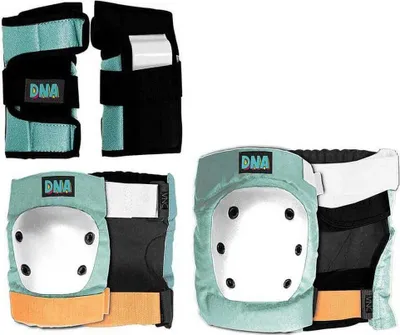 Produktbild von Dna Pastellgrünes Knie-und Ellbogen-kinderpaket Mehrfarbig Kinder Mehrfarbig One Size