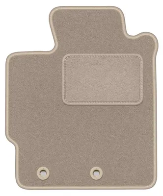 Produktbild von Fahrermatte Velours für Toyota Yaris III Hybrid 2013-2017 (Schrägheck) – 1-tlg, Beige, passgenau – Wielganizator LUX