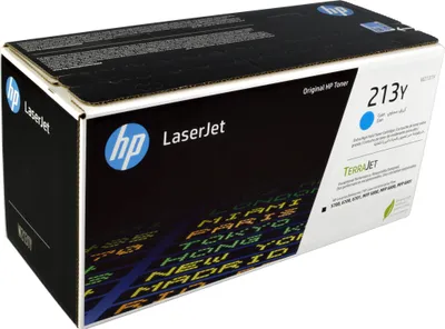 Produktbild von HP 213Y Cyan Original LaserJet Tonerkartusche mit sehr hoher Reichweite, 12000 Seiten, Cyan, 1 Stück(e)