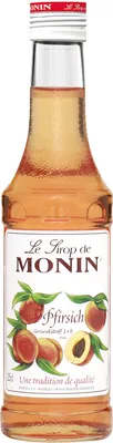 Produktbild von Monin Profi Sirup in der Geschmacksrichtung süß milder Pfirsich 250ml