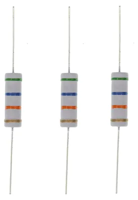 10 Stück 5W 56K Ohm 5% Metalloxid-Widerstand