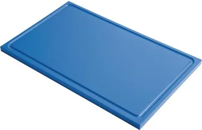 Produktbild von Gastro M Schneidebrett Mit Saftrille Gn1/1 Blau