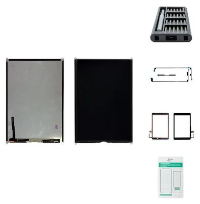 Produktbild von iPad 6 (9,7 Zoll 2018) LCD und Touchscreen schwarz - Premium-Set
