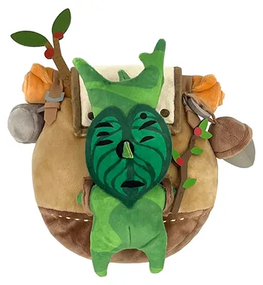 Zdjęcie produktu dla The Legend of Zelda: Tears of the Kingdom pluszowa figurka ZP04 Korok z plecakiem brązowy 17 cm