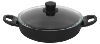 Immagine prodotto di Teglia BALLARINI con coperchio in vetro, 28 cm | rotonda | PTFE