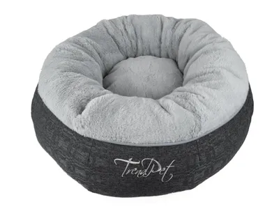 Produktbild von TrendPet LunaBed Hundebett grau (70x70x30cm)