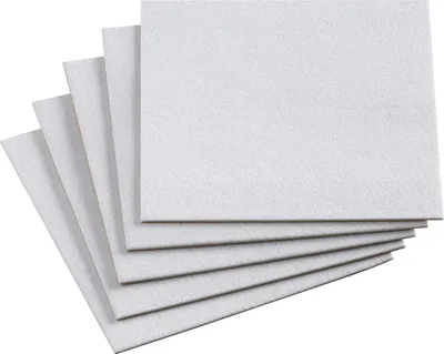 Produktbild von Selbstklebende Filzgleiter - Effektiver Schutz für Möbel und Stühle - Empfindliche Böden - 200 x 200 mm (5 Stück, Weiß)