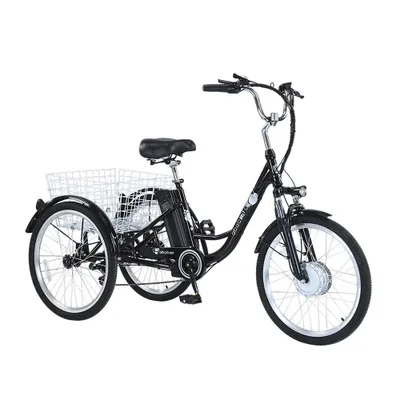Produktbild von GF100 Elektrisches Dreirad, 36V,18AH,250W, 24-Zoll-Reifen, Vorderradfederung, 150 kg Traglast