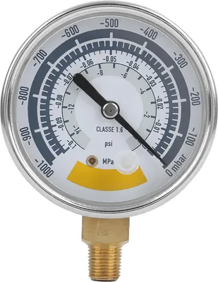 Produktbild von Manometer Präzises Luftmessgerät für Vakuumpumpe 0-14 psi NPT 1/8-Zoll-Anschluss