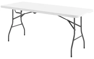 Produktbild von Klappbarer Campingtisch, tragbar, höhenverstellbar, Weiß