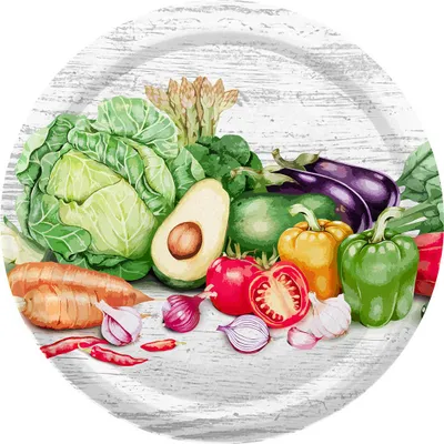 Image de couvercle 10 pièces LÉGUMES  fi-66/4 W-02