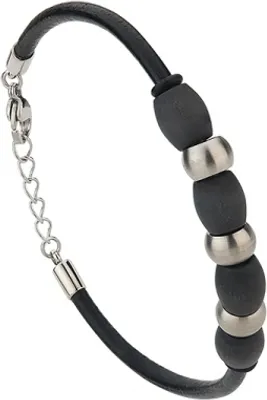 Produktbild von CEM 4-202887-001 ST9-108B Leder Edelstahl Damen Armband