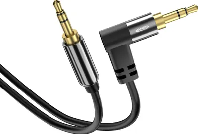 Produktbild von 1,5m AUX Kabel 3,5mm Klinke-Stecker Winkel Stereo | für Handy MP3 iPhone TV PC