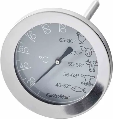 Produktbild von GastroMax 675-1 Bratenthermometer, silber