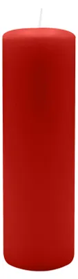 Produktbild von Stumpenkerzen 200 x Ø 60 mm, Weihnachtsrot Erdbeere, 4 Stück