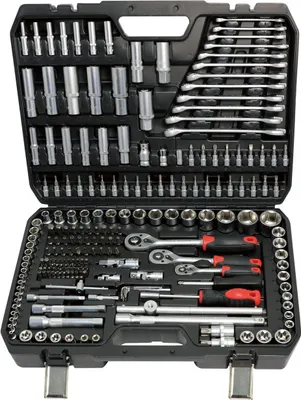 Produktbild von TECH-CRAFT Steckschlüsselsatz, 216-teilig