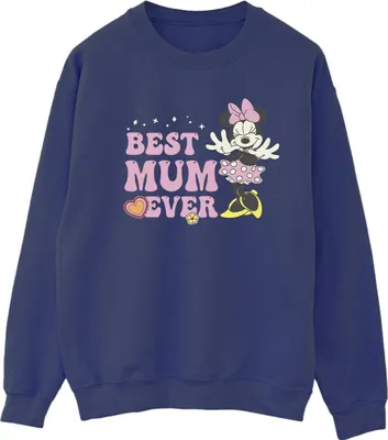 Produktbild von Disney - "Best Mum Ever" Sweatshirt für Damen BI29007 (S) (Marineblau)