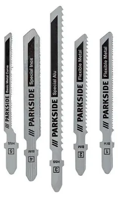 Produktbild von PARKSIDE® Stichsägeblätter-Sets PSTZ 3 A1 (Metall)