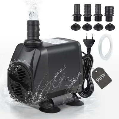 Productafbeelding van 4500L/H 90W Aquariumpomp, Dompelpomp, Transportpomp
