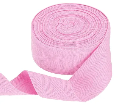 Zdjęcie produktu dla Bawełniana wstążka w jodełkę 40 mm x 10 m do DIY i pakowania prezentów
