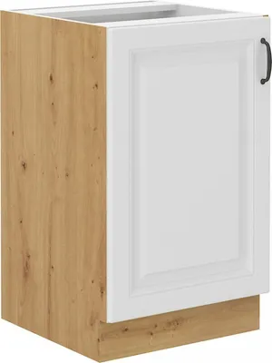 Obrázek produktu pro Dolní dřezová skříňka SOPHIA - šířka 50 cm, bílá / dub artisan