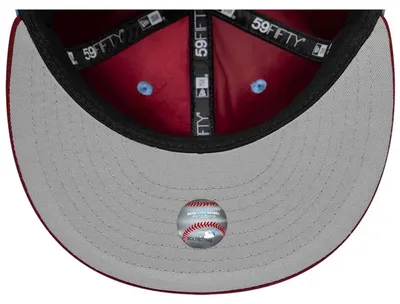 Imagen del producto de Gorra New Era Philadelphia Phillies MLB, modelo 59FIFTY, con múltiples logotipos, uni