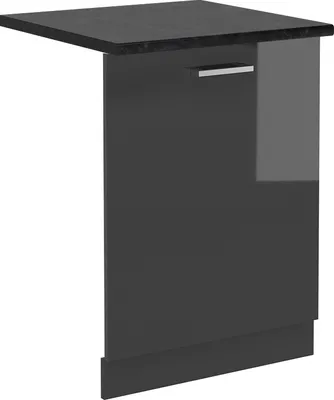 Produktbild von Geschirrspülblende Vicco R-Line Anthrazit Hochglanz 60 cm , AP Anthrazit, Model 55013
