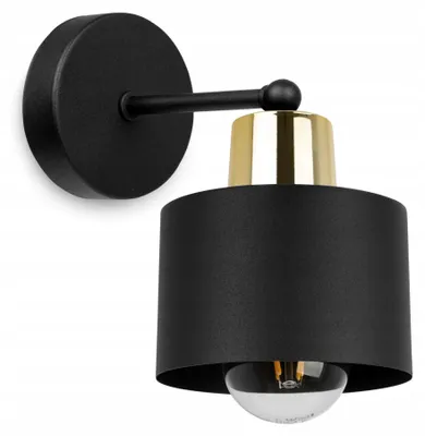 Produktbild von Wandleuchte Kinkiet Deckenlampe Schwarzer Lampenschirm LED Modern