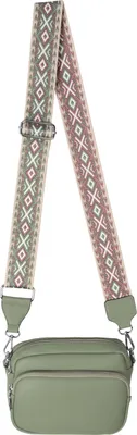 Produktbild von Bauchtasche Crossbody-Bag Umhängetasche Kunstleder Italy-Design D.GREEN (53381)