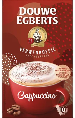 Produktbild von Douwe Egberts Verwenkoffie Cappuccino Oploskoffie 125g – Cremig & Aromatisch