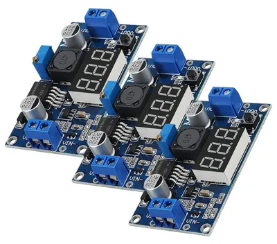 3x Step-Down-Modul, 4-40V Eingang, 1,25-37V Ausgang, 3A, LED