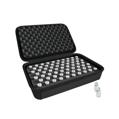 Imagen del producto de Caja de transporte para 67 viales, con inserto de espuma, de tamaño reducido