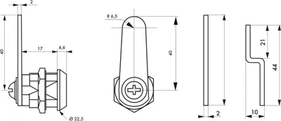 Image de Batteuse avec cames pour boîtes aux lettres, épaisseur maxi 12mm - THIRARD