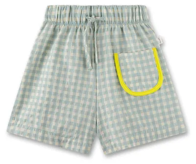 Produktbild von Sanetta Pure Mädchen-Shorts hellblau kariert 68