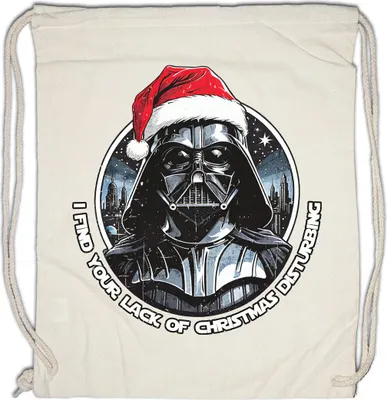 Produktbild von Urban Backwoods Disturbing Christmas, Turnbeutel, Farbe: Beige