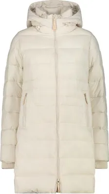 Produktbild von CMP Damen Mantel warm Kapuze weiß 42