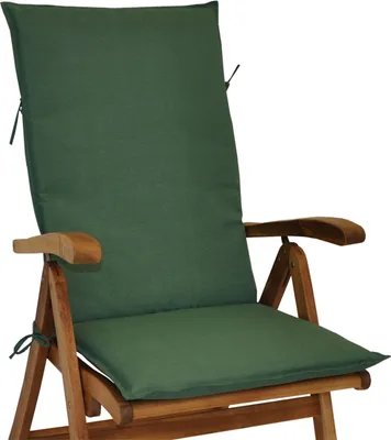 Produktbild von Polster für Gartenstuhl , Gartenbank , Gartenmöbel Easy , Gr. 120 x 50 x 6 cm , Colore verde scuro (dunkelgrün)