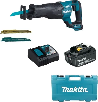 Produktbild von Makita Akku-Reciprosäge DJR187ZK 18V + Ladegerät DC18RC + Akku 3,0 Ah BL 1830B