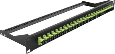 Obrázok produktu pre DELOCK 19" LWL Patchpanel 24 Port SC Simplex lindgrün