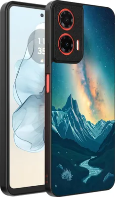 Immagine prodotto di Smartphonica Custodia per telefono adatta a Motorola Moto G04 - G24 - G24 Power - E14 con impronta del cielo stellato - Custodia backcover in TPU con design spaziale e a forma di via lattea