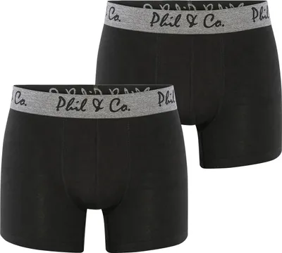 Produktbild von 2-Pack Retropants "Jersey" (Schwarz) 2XL