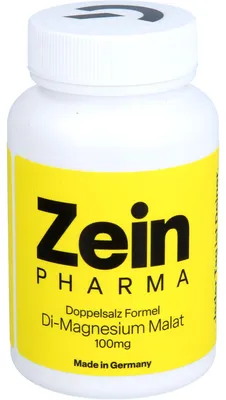 Image de ZeinPharma, capsules de malate de dimagnésium, 100 mg, boîte de 60 capsules