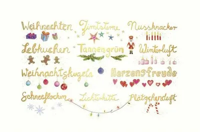 Produktbild von Weihnachten - Glückwunschkarte im Format 11,5 x 17 cm mit Umschlag